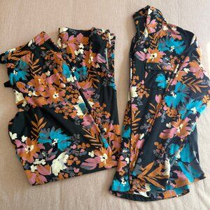 Koolaburra by UGG Brushed Cozy Jersey Pajama Set Multi‎ Floral